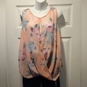 NWT Kismet sleveless sheer blouse. XL